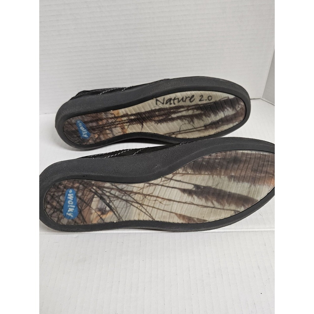 Womens 10 (42) Black SAS Suede Nature 2.0 Wolky Shoes - Picture 5 of 10